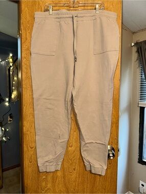 32 Degrees Women's Taupe Drawstring Jogger Pants